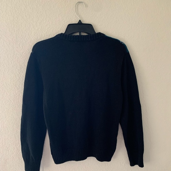 Black Diamond Pattern Sweater - Picture 2 of 3